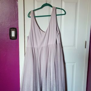 Torrid Lavender and Silver Dress